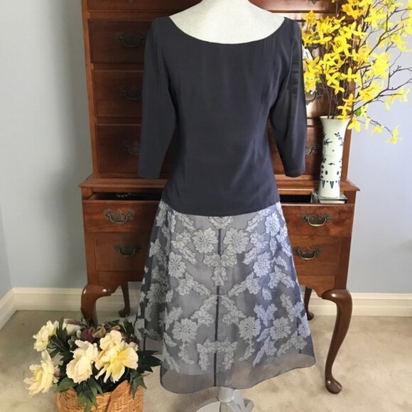 Saja Two-Piece Silk Floral Top/Skirt Set Medium - Picture 4 of 14